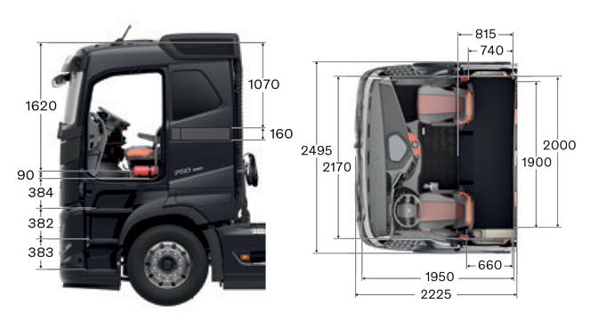Volvo FH16 Sleeper Cabine