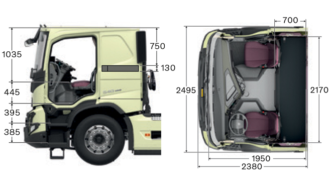Volvo FMX Lage slaapcabine