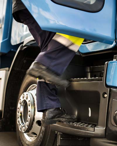 Instappen in de Volvo FE