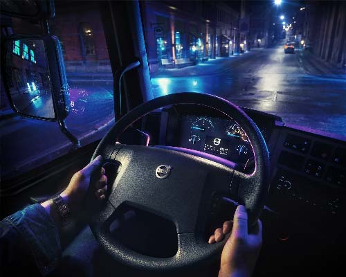 Volvo FL vanuit cabine