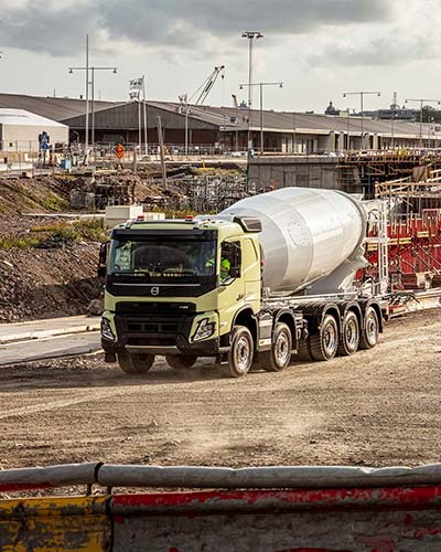 Volvo FMX in de bouw
