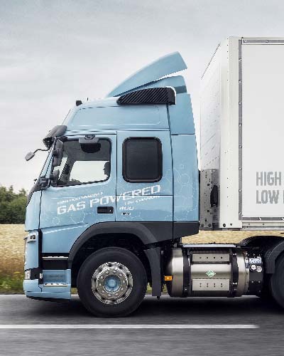 Volvo LNG zijkant
